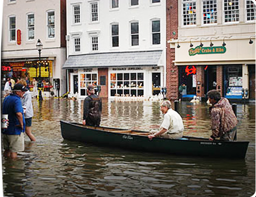 Hurricane Isabel aftermath in Annapolis, MD - 2003